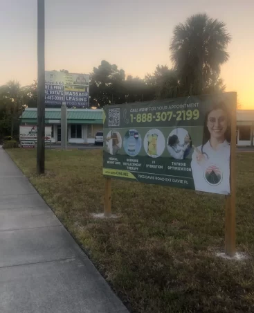 Serene exterior pathway with sunrise hues